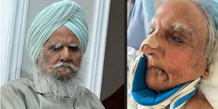 Joginder Singh Kaler, a practicing Sikh, was shaved without consent at Brampton Civic Hospital, says his family. (Kaler family photos)